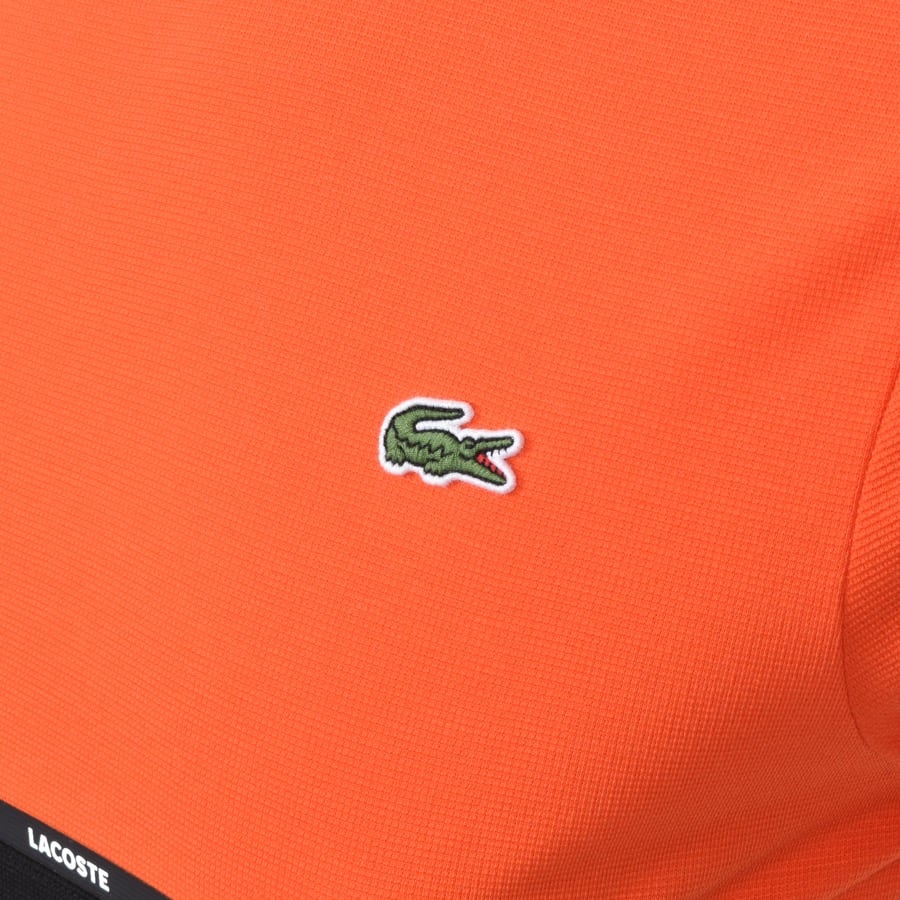 Alternative Image for ProductLacoste Sport Colourblock Logo T Shirt Orange3